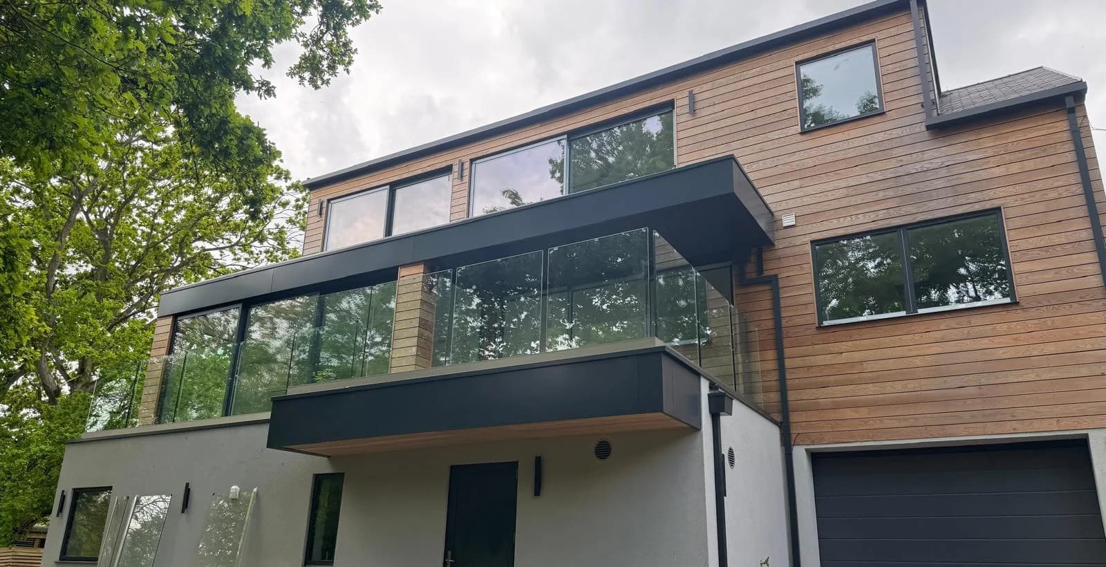 Timber Clad Home with Balcony